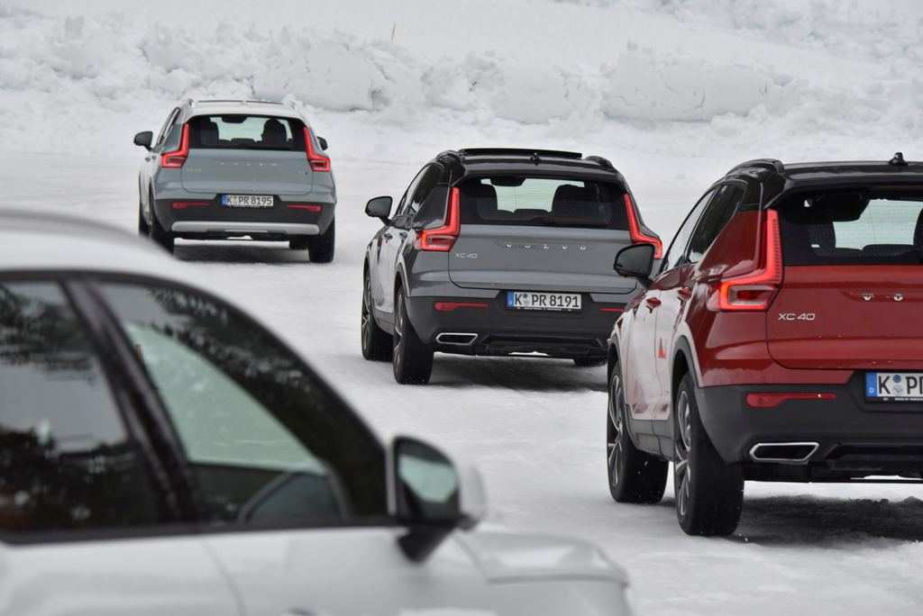 Volvo XC40: Winter Testfahrten