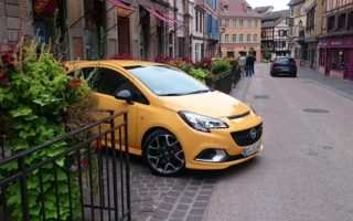 Opel Corsa GSi in Colmar, Frankreich