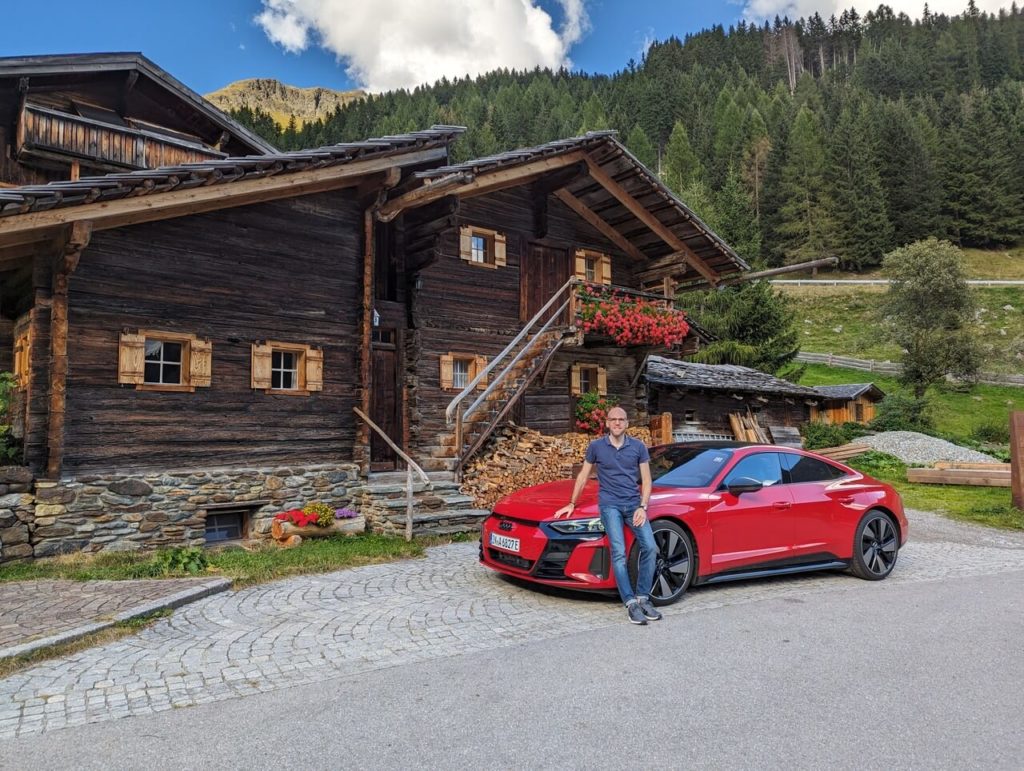 Daniel Przygoda mit dem Audi RS e-tron GT in Österreich