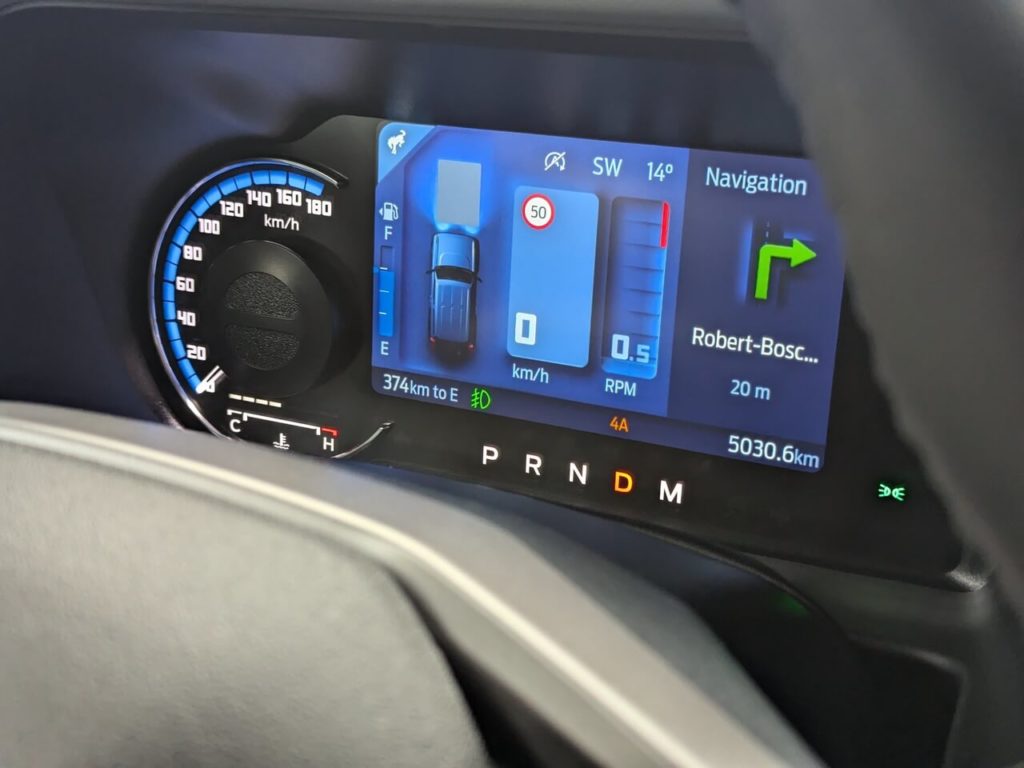 8 Zoll großer Digitaltacho: Fahrerinfomationsdisplay im Ford Bronco