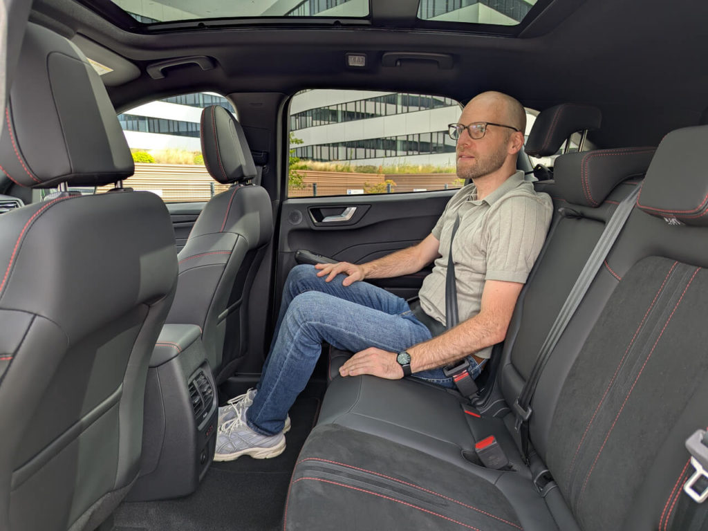 Beinfreiheit bei der verschiebbaren Rücksitzbank. Daniel Przygoda