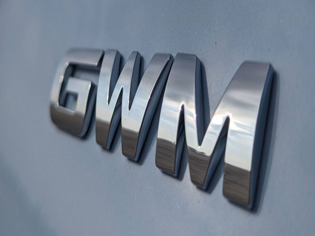 GWM ORA: Great Wall Motor Logo auf der Heckklappe