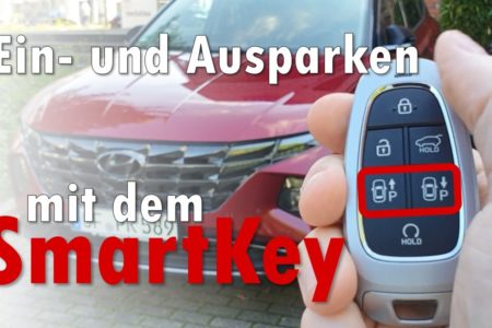Automatische Fahrzeugsteuerung mit dem SmartKey von Hyundai