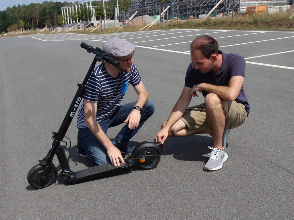 E-Scooter für die letzte Meile: Mobilitäts-Talk zwischen Matthias Luft und Daniel Przygoda.