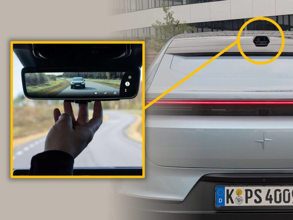 Digitaler Rückspiegel: Kamerabasierter Spiegel beim Polestar 4