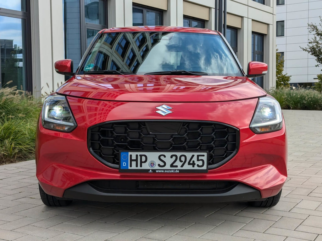 Frontansicht Suzuki Swift (7. Modellgeneration) mit LED-Scheinwerfer