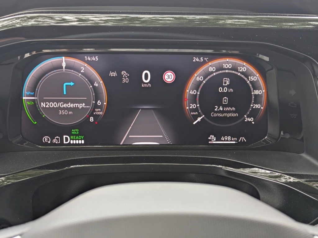 Digitaltacho in 10,25 Zoll beim neuen VW Multivan