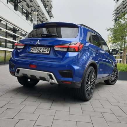 Mitsubishi ASX Facelift, 2020, Laser Blau, BMW-Rückleuchte