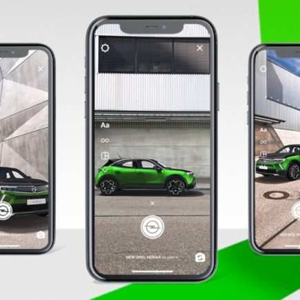 Augmented Reality, Opel Mokka, AR-Filter für Instagram und Facebook