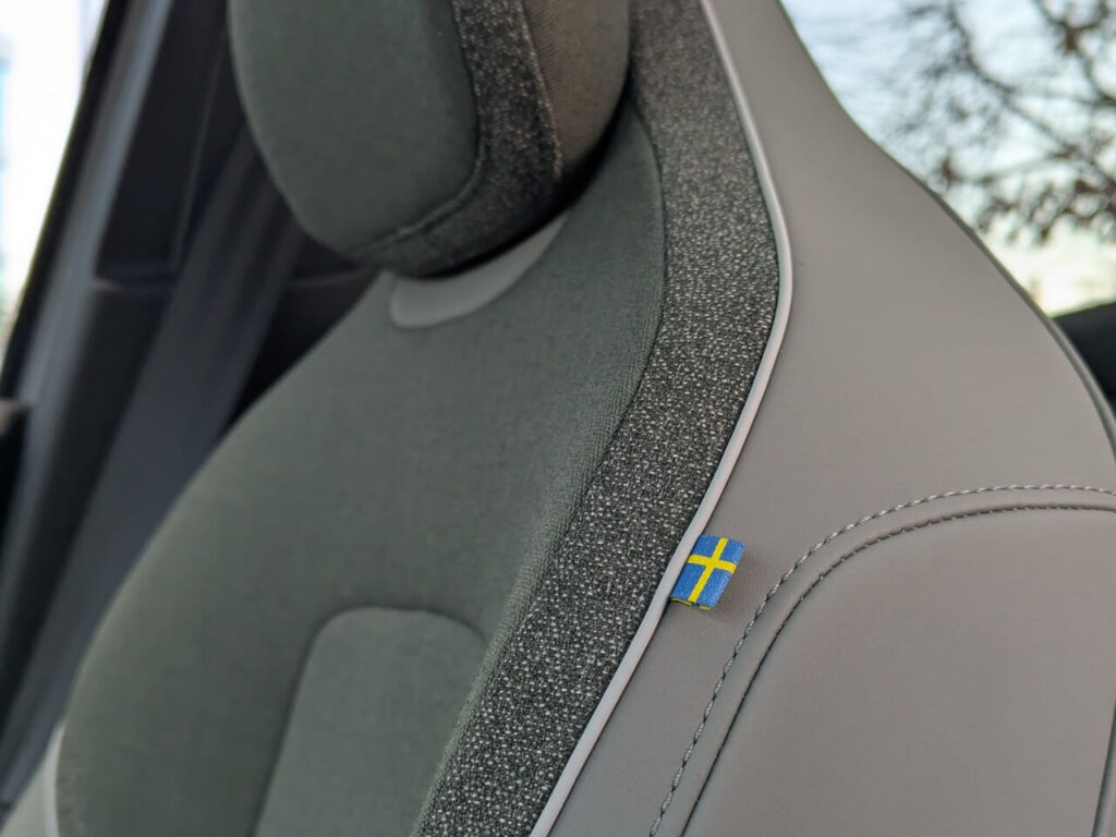 Interieur Kunstleder-Stoff-Polster in Wool Blend und Nordico "Pine" (Grau/Grün)