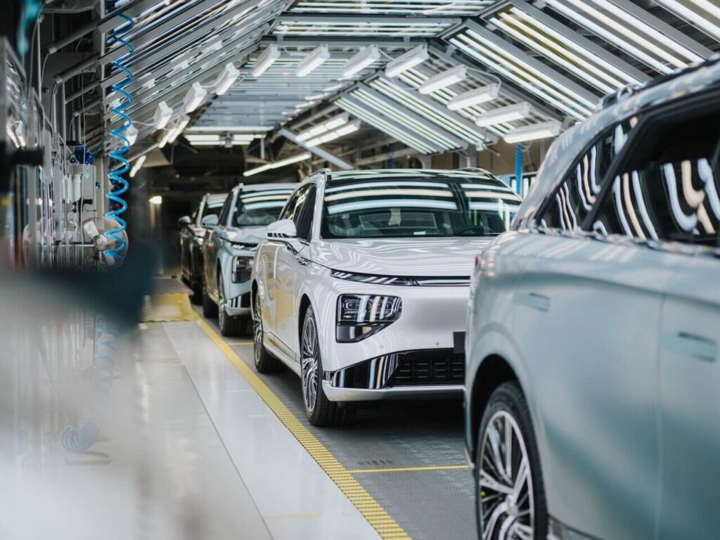 Xpeng-Produktion bei Magna Steyr in Graz, Österreich