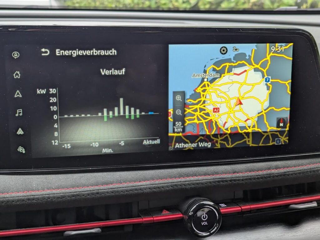 Reichweite: Karte mit Reichweitendarstellung