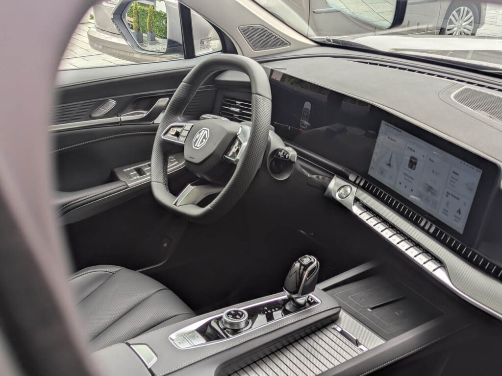 Innenraum beim MGS9 PHEV Premium.
