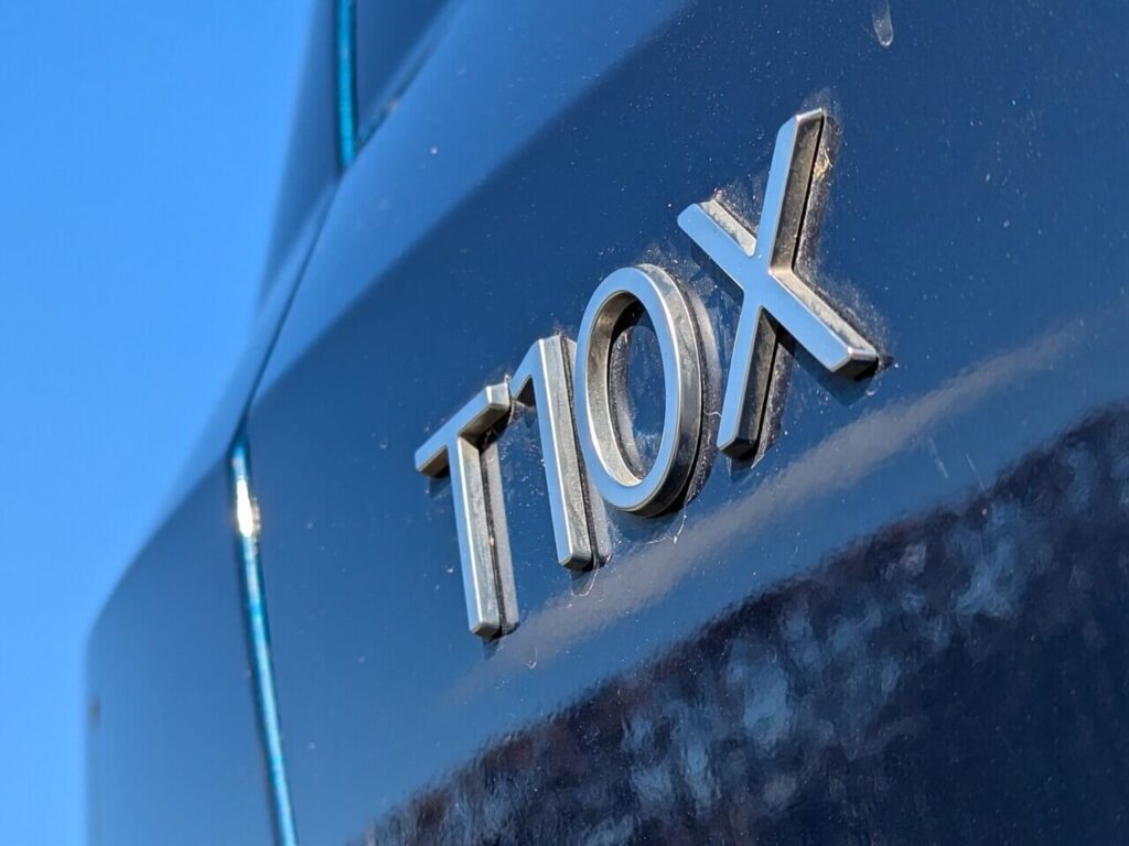 Togg T10X - Modellbezeichnung auf der Heckklappe