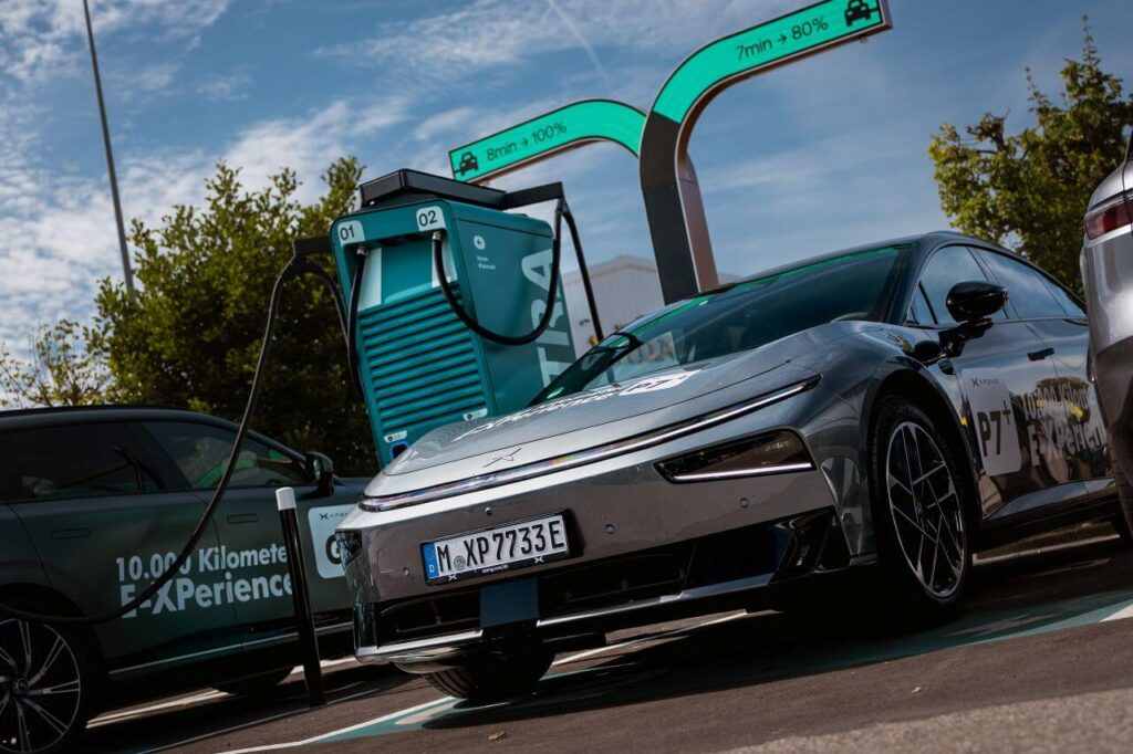 Xpeng-Modelle dank 800-Volt-technik mit sehr kurzen Ladezeiten