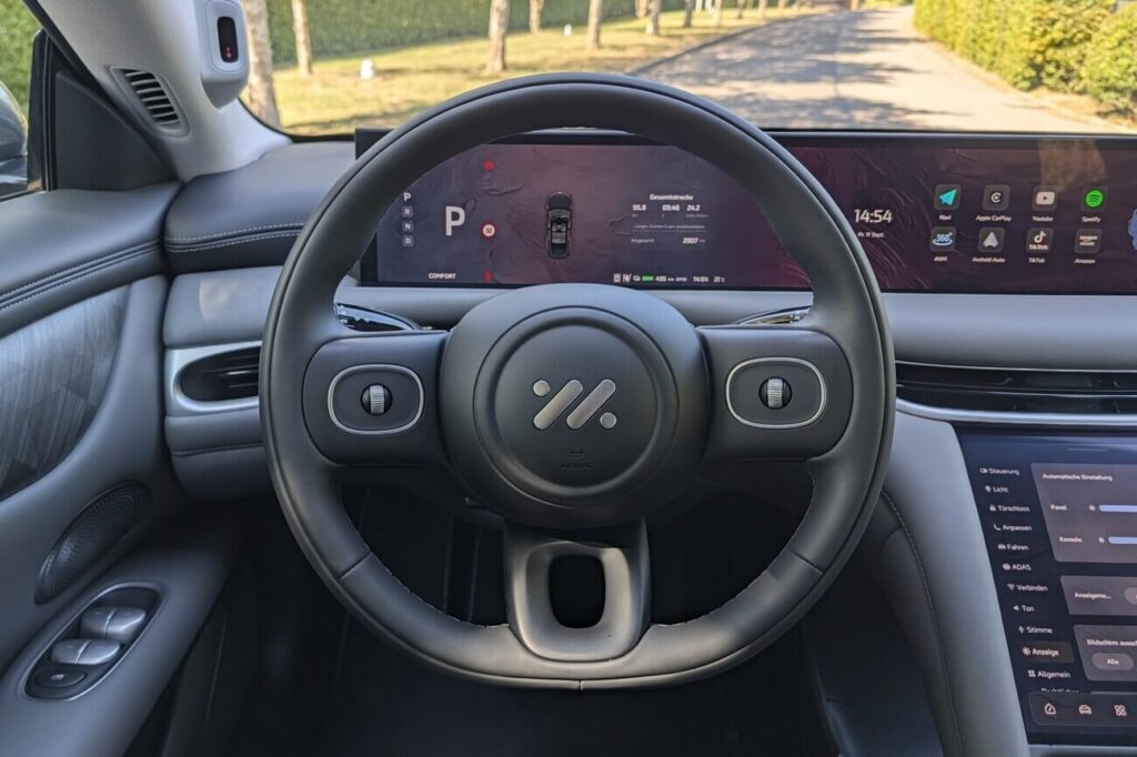 Fahrerperspektive bei MG IM5